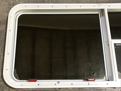 Used White Emergency Opening Window : 47 1/2 W x 21 1/2 H x 2 D