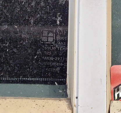 Used White Radius Opening Window : 23 1/2 W x 17 1/2 H x 1 1/4 D