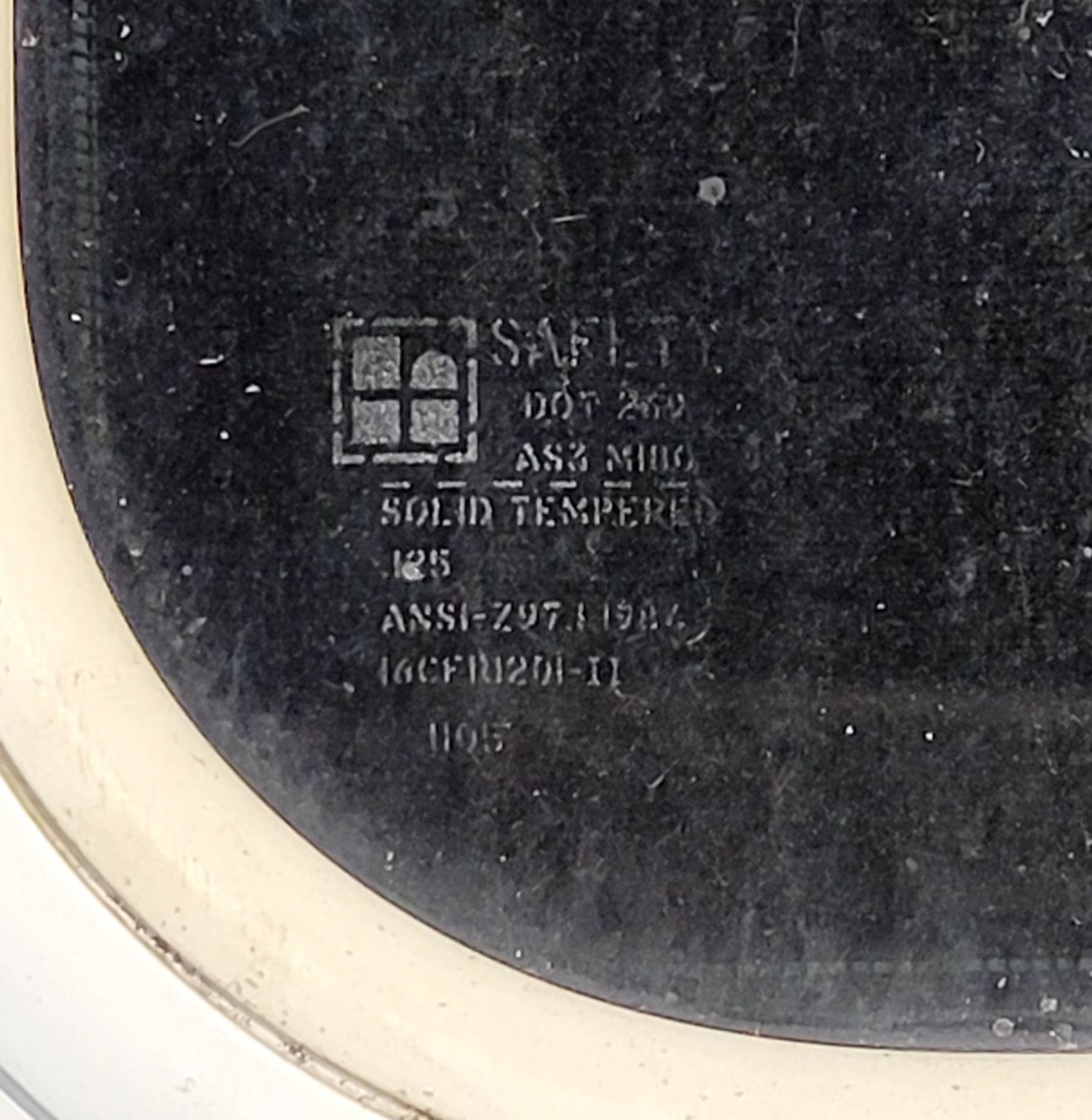 Used White Radius Opening Window : 23 1/2 W x 17 1/2 H x 1 1/2 D