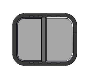 Lippert Components V000419408 Side Window - 42 Inch x 36 Inch