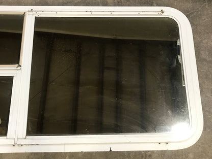 Used White Emergency Opening Window : 47 1/2 W x 21 1/2 H x 2 D