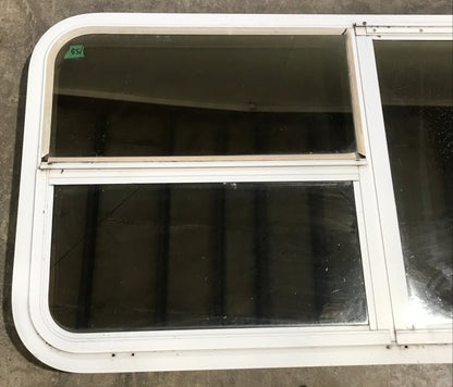 Used White Emergency Opening Window : 47 1/2 W x 21 1/2 H x 2 D
