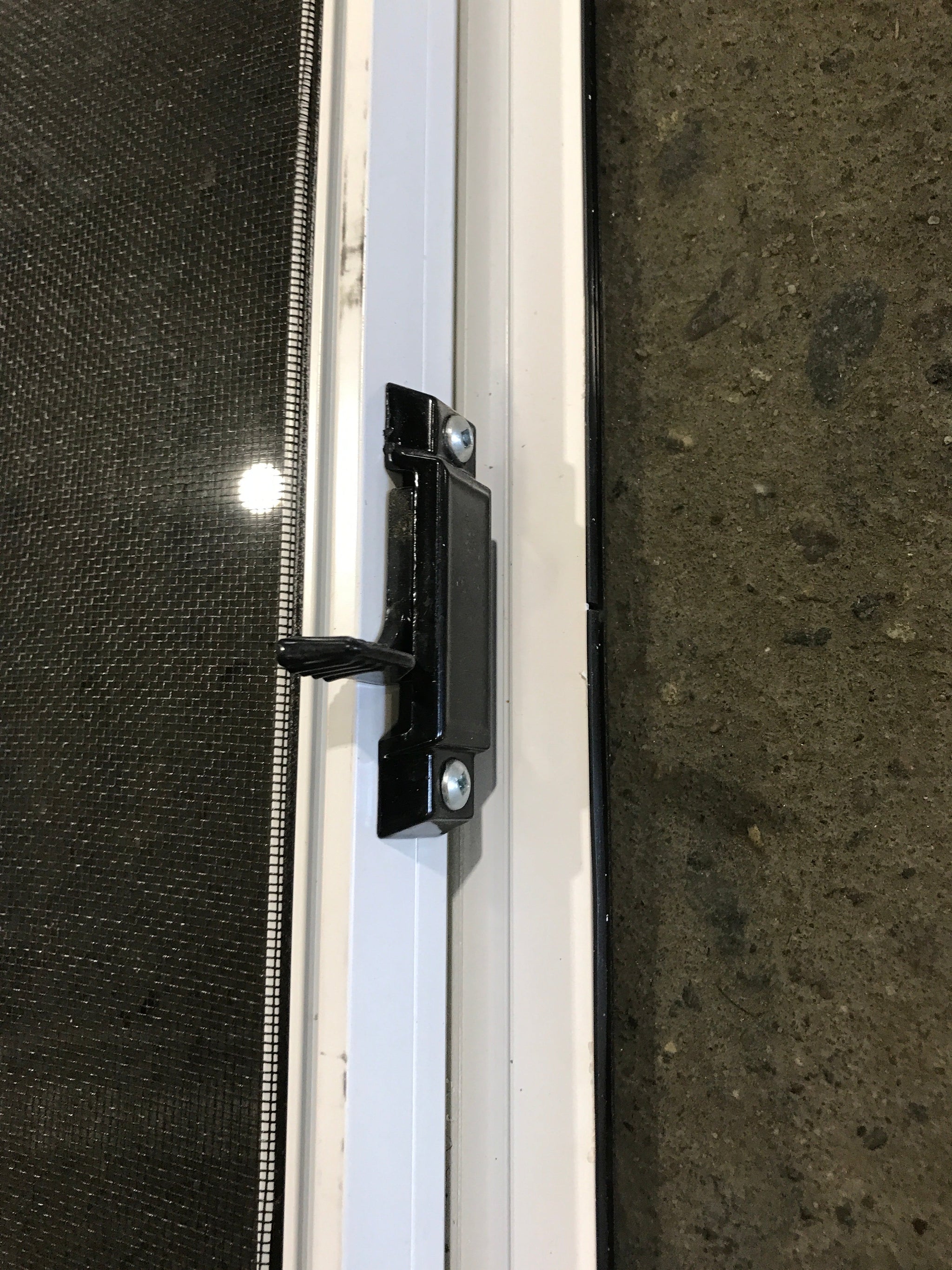 Used White Radius Emergency Opening Window : 54 1/4 W x 21 3/4 H x 2 D