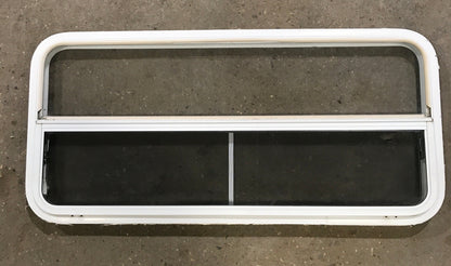 Used White Radius Emergency Opening Window : 47 1/2 W x 21 1/2 H x 1 1/2 D