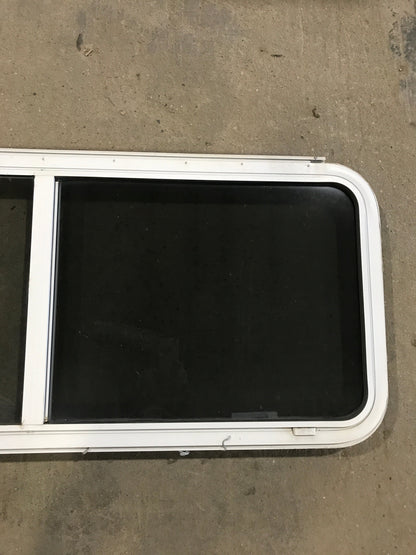 Used White Radius Emergency Opening Window : 54 1/4 W x 21 3/4 H x 2 D