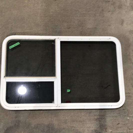 Used White Radius Emergency Opening Window : 47 1/2 X 28 1/2 X 2 D
