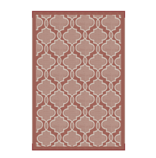 Lippert Components 2021028008 - 6'W x 9'L Terracotta All Weather Patio Mat
