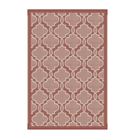 Lippert Components 2021028008 - 6'W x 9'L Terracotta All Weather Patio Mat