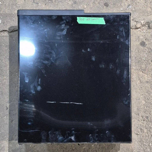 Used Norcold Refrigerator Upper (Freezer) Right Side Door, Black , 19 1/4 X 16 3/8 - 634073