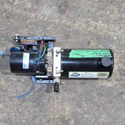 Used Dewald RV Slide Out Hydraulic Pump/ Motor/ Tank Assembly