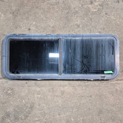 Used Black Radius Opening Window - 47 1/2 X 17 1/2 X 1 7/8