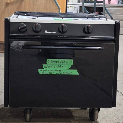 Used Magic Chef 3 Burner RV Range / Cooktop - CLY1641BDH