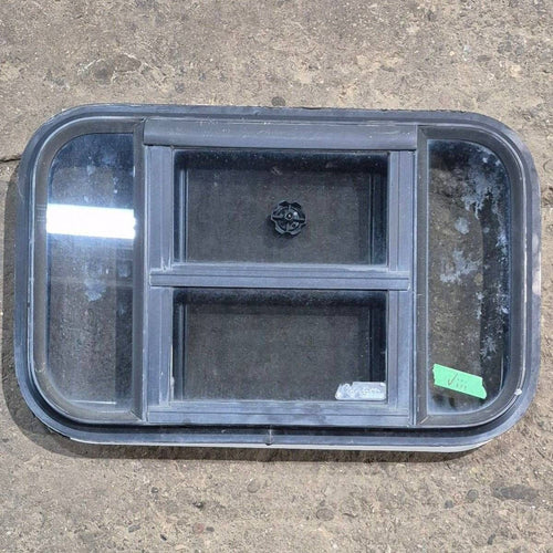 Used Black Radius Opening Window - 23 1/8 X 14 1/2 X 1 7/8