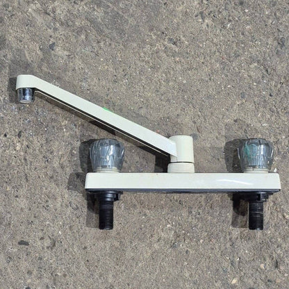 Used 8 Kitchen Faucet, Bone, Smoked Knobs