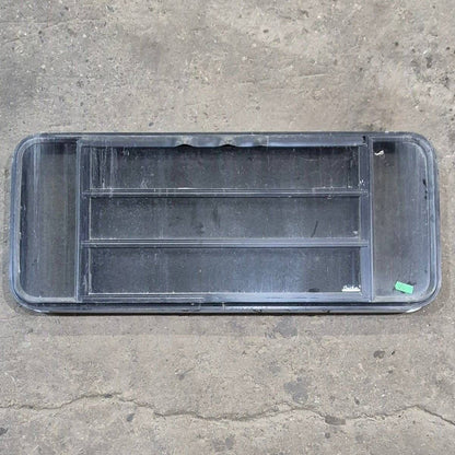 Used Black Radius Opening Window - 53 1/8 X 21 1/4 X 1 7/8