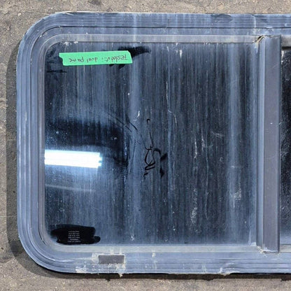 Used Black Radius Opening Window - 36 1/8 X 17 1/2 X 1 7/8