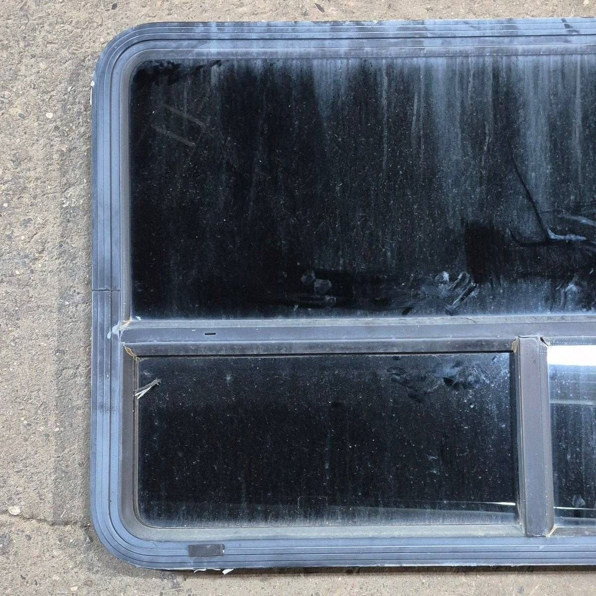 Used Black Radius Opening Window - 48 X 29 1/2 X 1 7/8