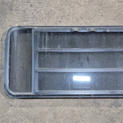 Used Black Radius Opening Window - 53 1/8 X 21 1/4 X 1 7/8