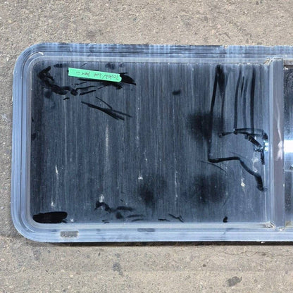Used Black Radius Opening Window - 60 X 21 1/2 X 1 7/8