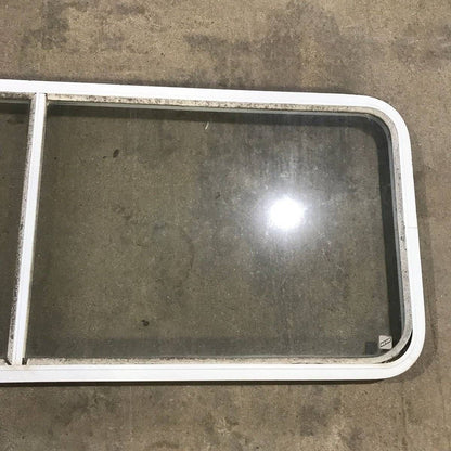 Used White Radius Opening Window - 60.25 X 21.75 X 1.875