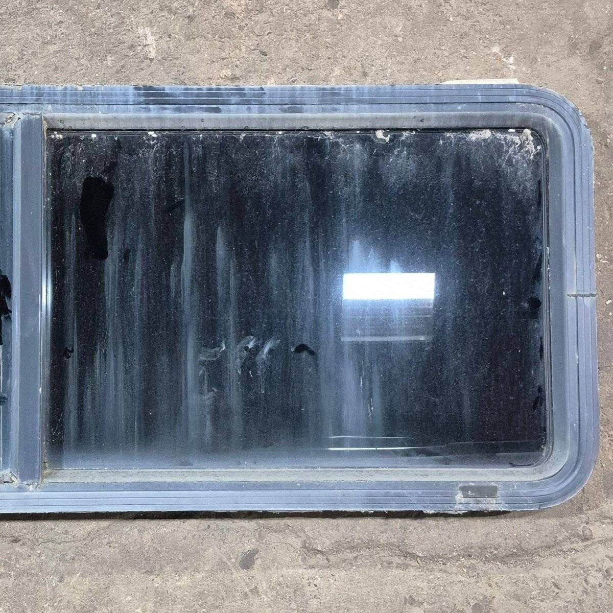 Used Black Radius Opening Window - 60 X 21 1/2 X 1 7/8
