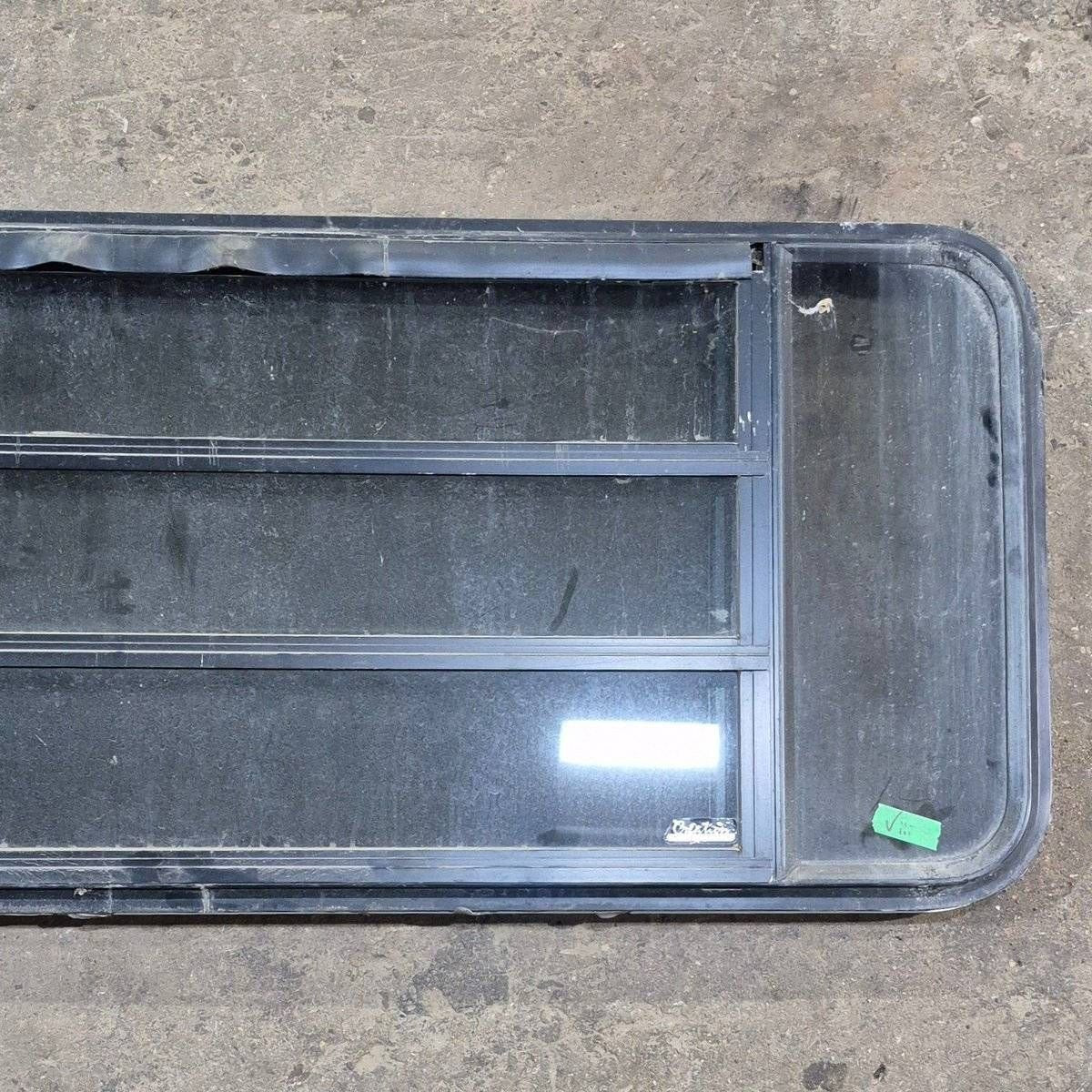 Used Black Radius Opening Window - 53 1/8 X 21 1/4 X 1 7/8