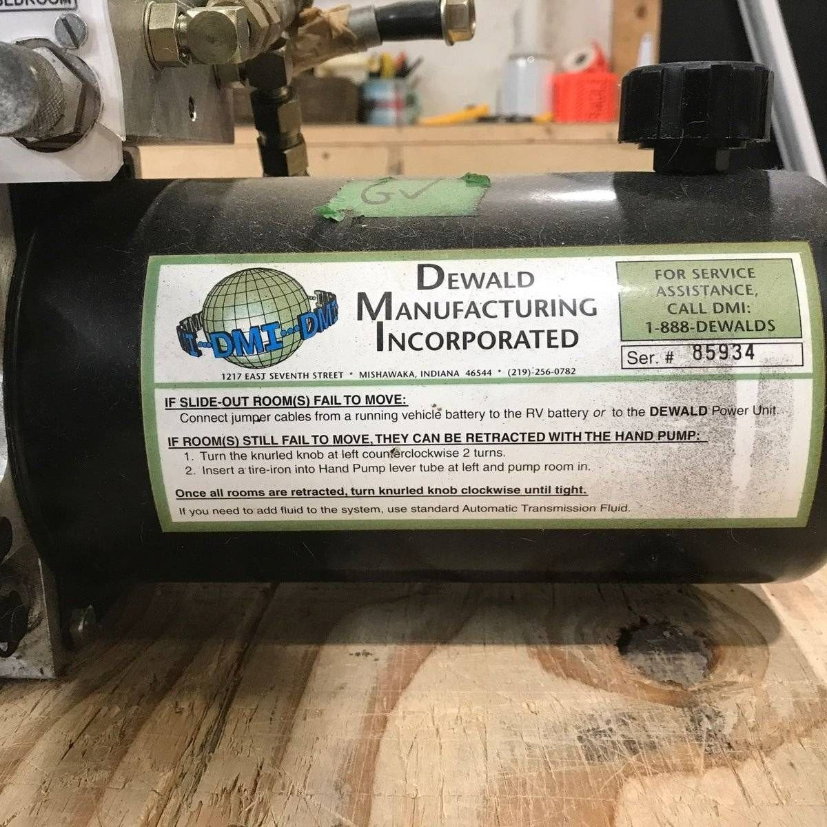 Used Dewald RV Slide Out Motor