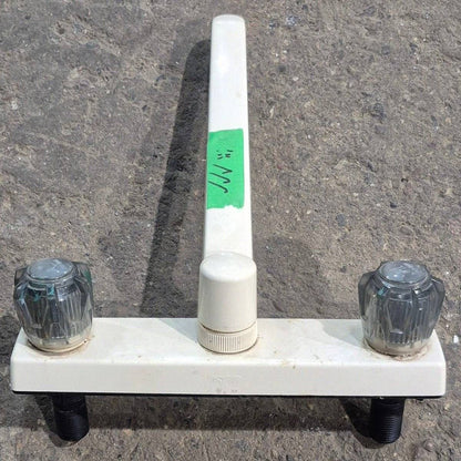 Used 8 Kitchen Faucet, Bone, Smoked Knobs