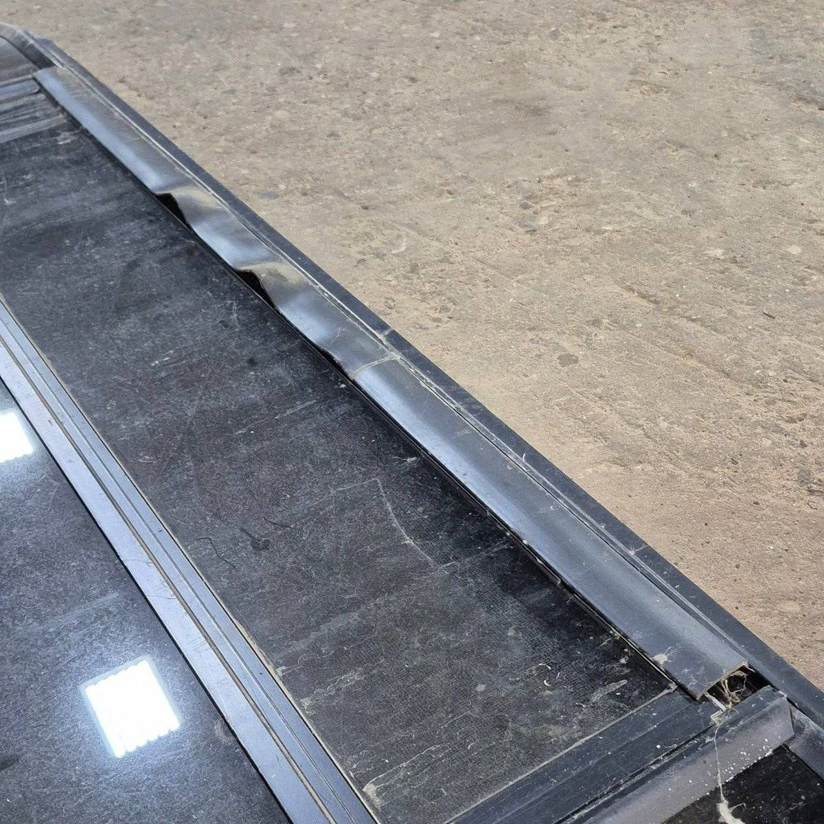 Used Black Radius Opening Window - 53 1/8 X 21 1/4 X 1 7/8