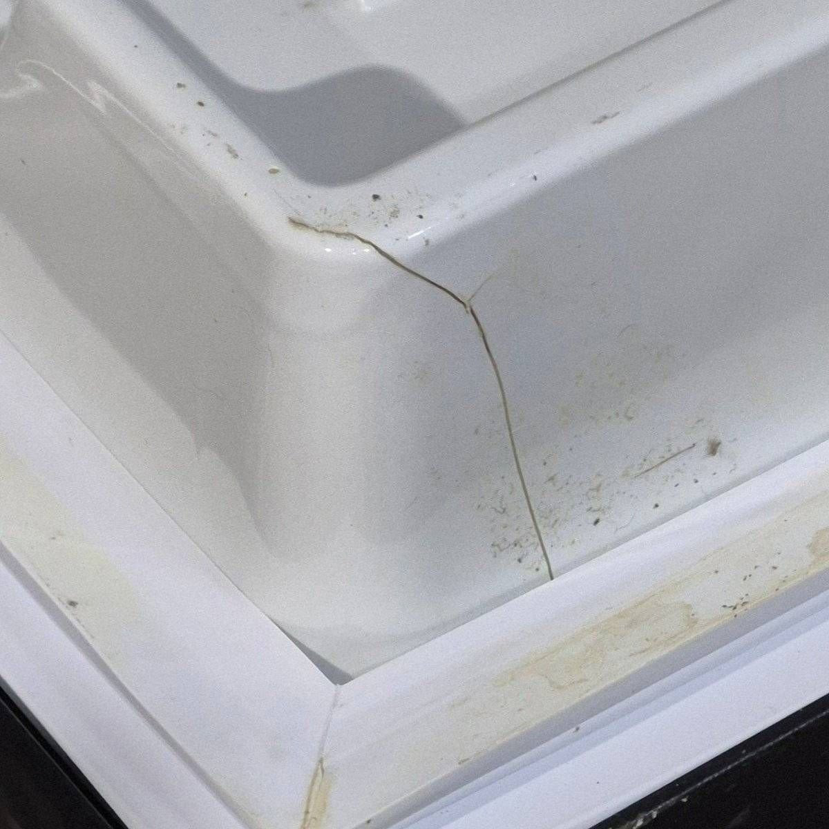 Used Norcold Refrigerator Door - 638833 - 21 7/8 W x 39 1/2 H