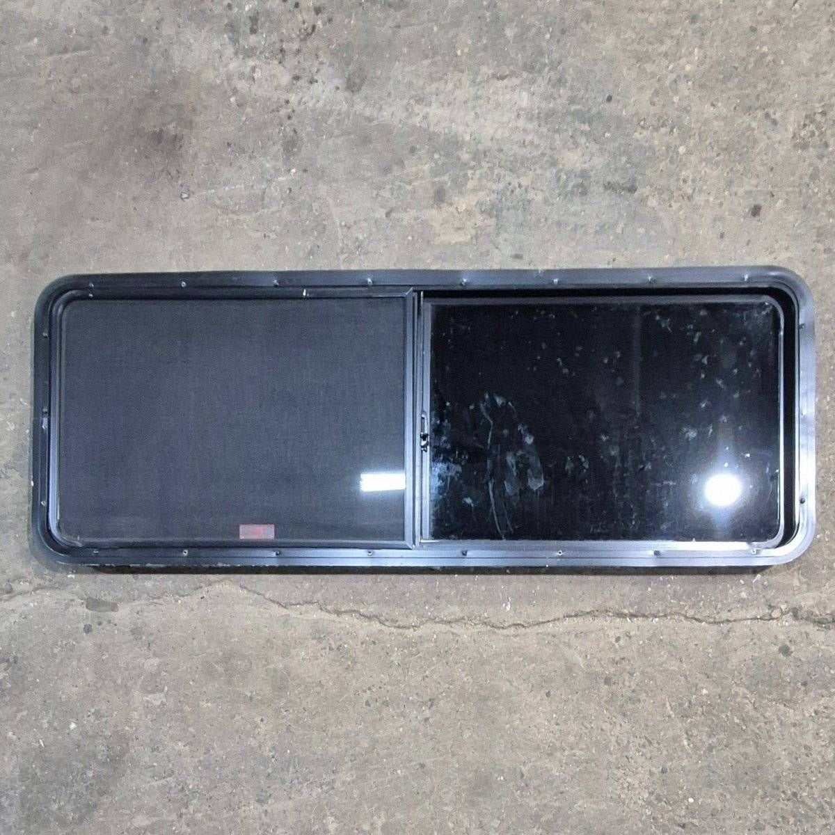 Used Black Radius Opening Window - 60 X 21 1/2 X 1 7/8