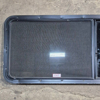 Used Black Radius Opening Window - 60 X 21 1/2 X 1 7/8