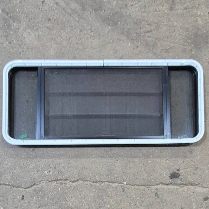Used Black Radius Opening Window - 53 1/8 X 21 1/4 X 1 7/8