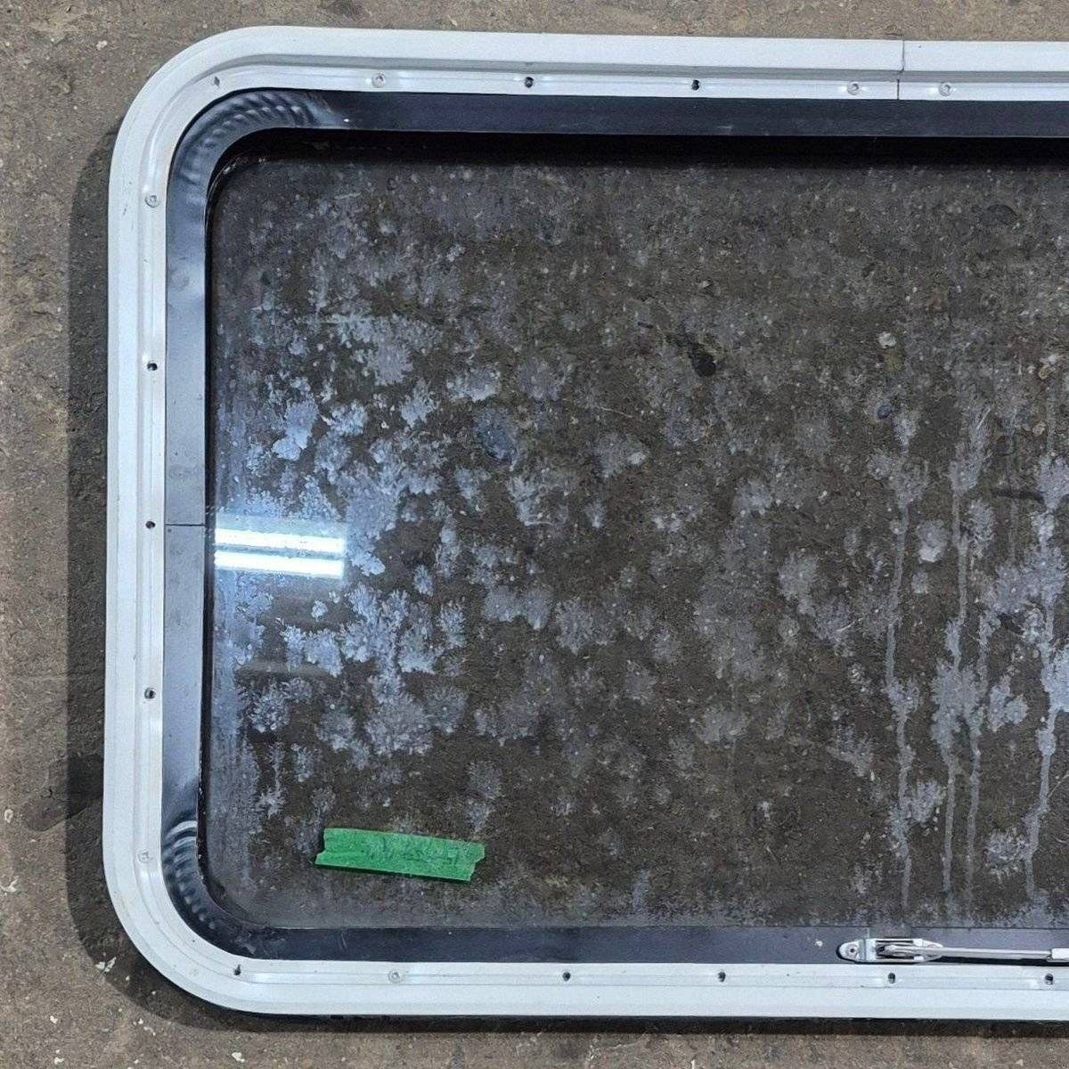 Used Black Radius Emergency Opening Window - 35 1/8 X 21 1/4 X 1 7/8