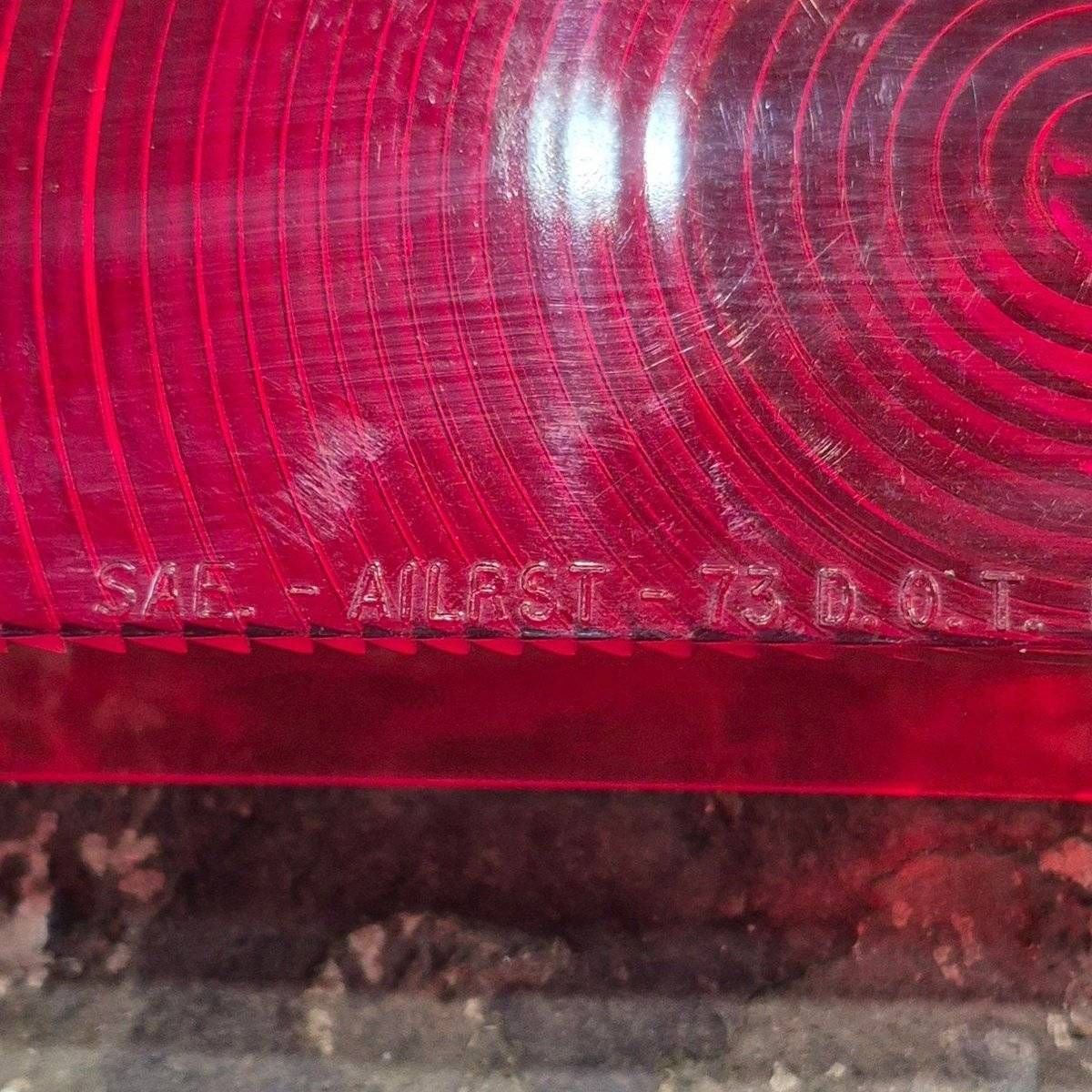 Used Reflect-O-Lite Tail Light Replacement Lens - SAE-AILRST-73 D.O.T. , No. 910-950
