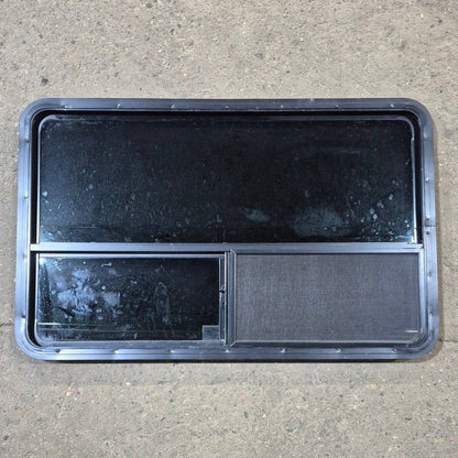 Used Black Radius Opening Window - 48 X 29 1/2 X 1 7/8