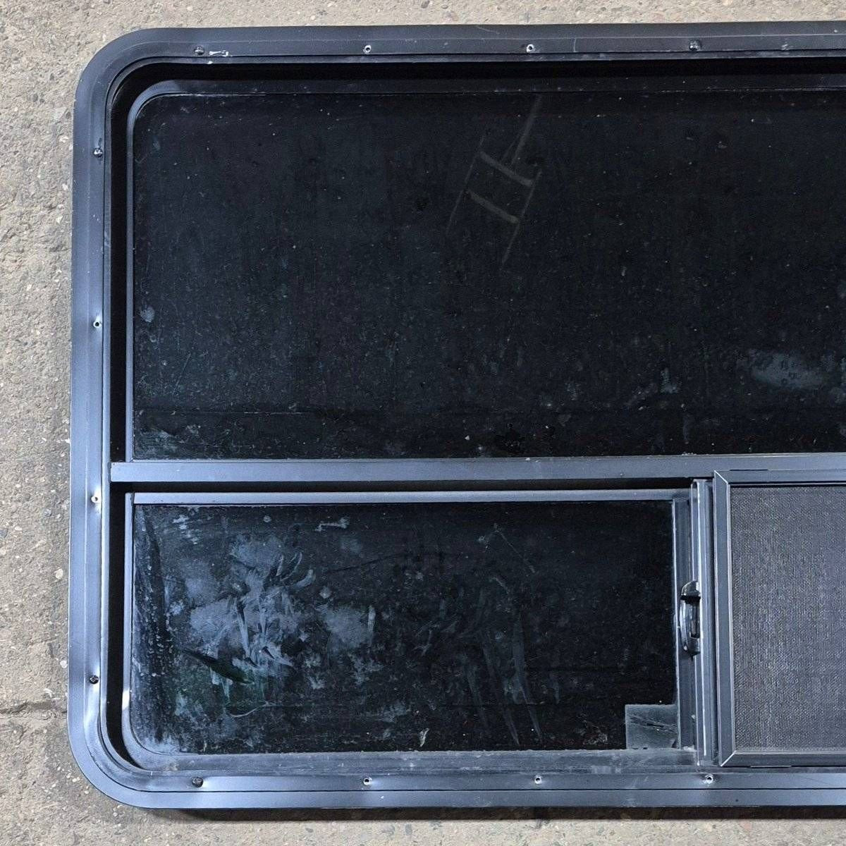 Used Black Radius Opening Window - 48 X 29 1/2 X 1 7/8