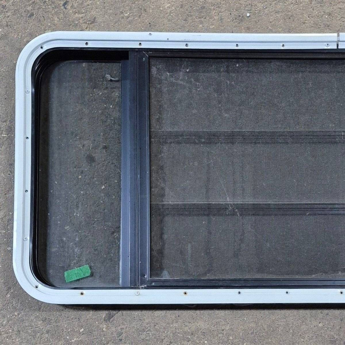 Used Black Radius Opening Window - 53 1/8 X 21 1/4 X 1 7/8