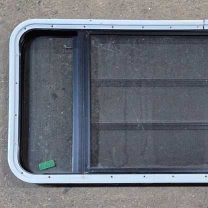 Used Black Radius Opening Window - 53 1/8 X 21 1/4 X 1 7/8