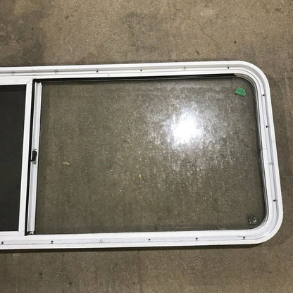 Used White Radius Opening Window - 60.25 X 21.75 X 1.875
