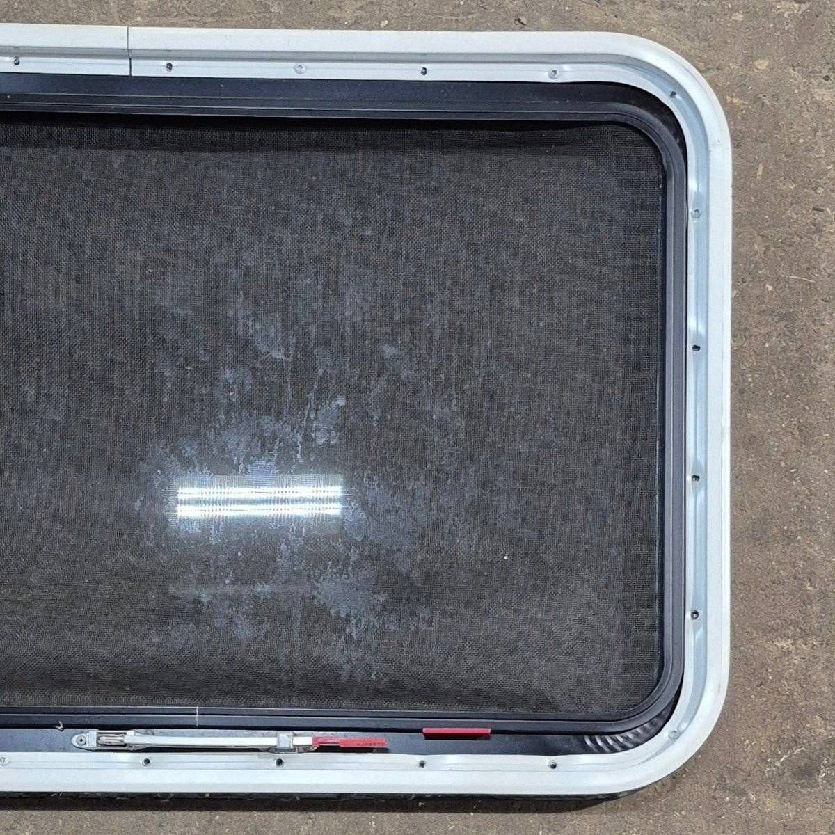 Used Black Radius Emergency Opening Window - 35 1/8 X 21 1/4 X 1 7/8