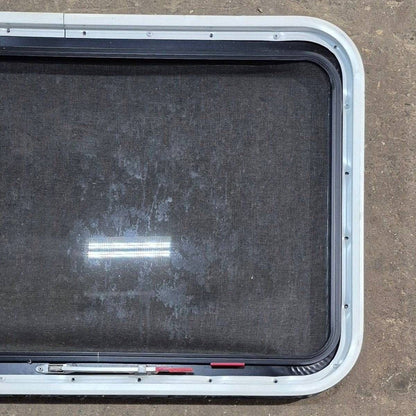 Used Black Radius Emergency Opening Window - 35 1/8 X 21 1/4 X 1 7/8