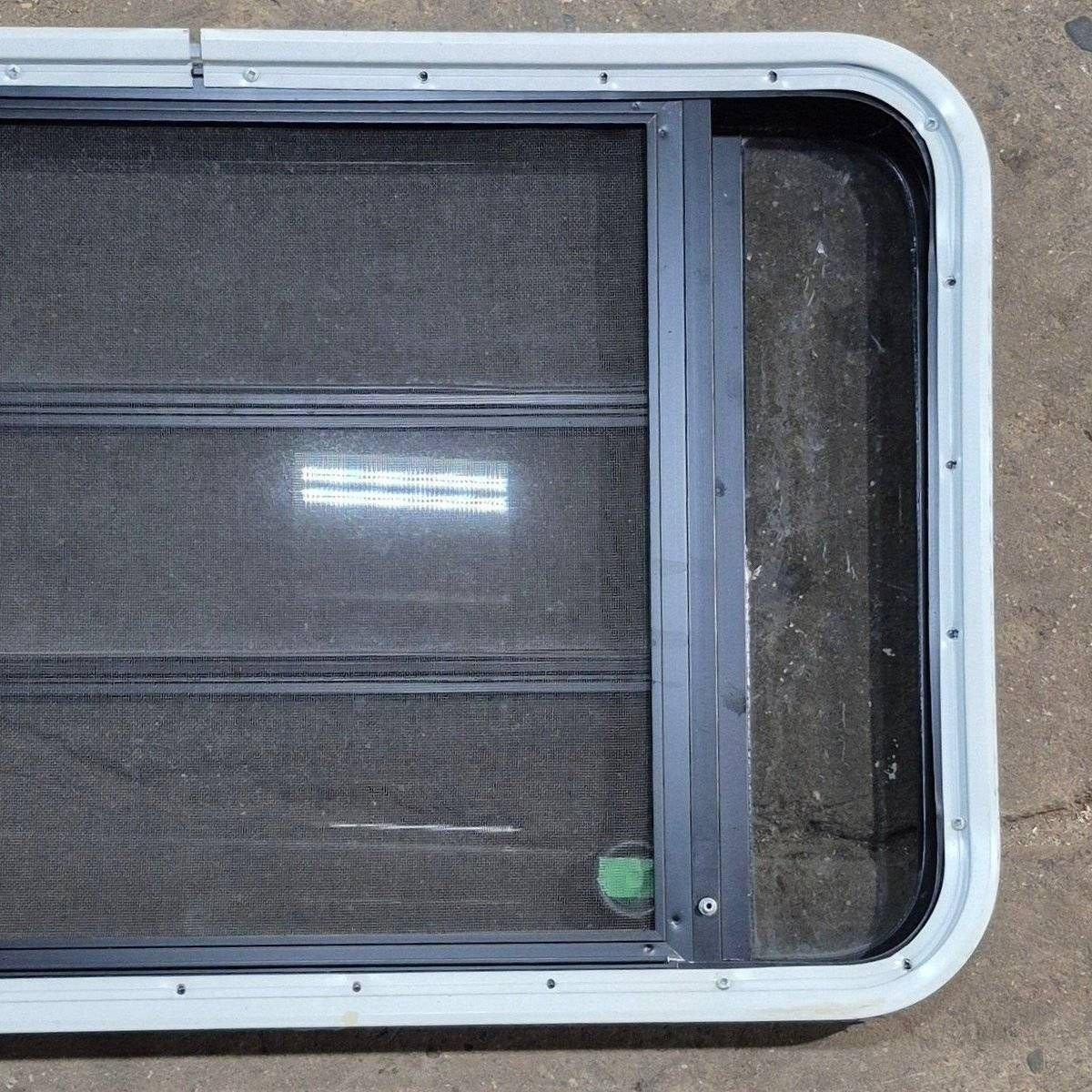 Used Black Radius Opening Window - 35 1/8 X 21 1/4 X 1 7/8