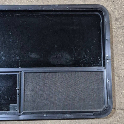 Used Black Radius Opening Window - 48 X 29 1/2 X 1 7/8