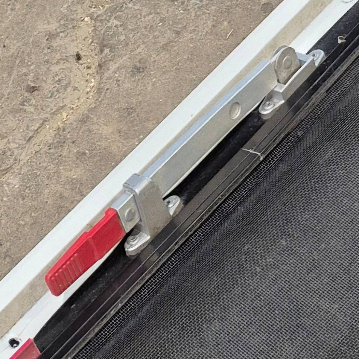 Used Black Radius Emergency Opening Window - 35 1/8 X 21 1/4 X 1 7/8