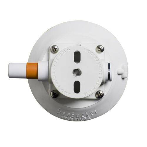 SeaSucker Vacuum Mount - Up To 120 Pound Pulling Capacity; White - VM1001W