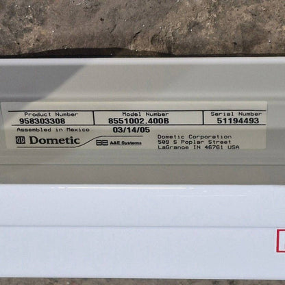 Used Dometic Awning Arm, Drive (Front) Powered, White, 65 1/2 - WeatherPro , 8551002.400B