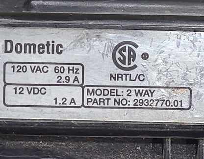 Used Dometic Refrigerator Control Board 2 Way 2932770.01