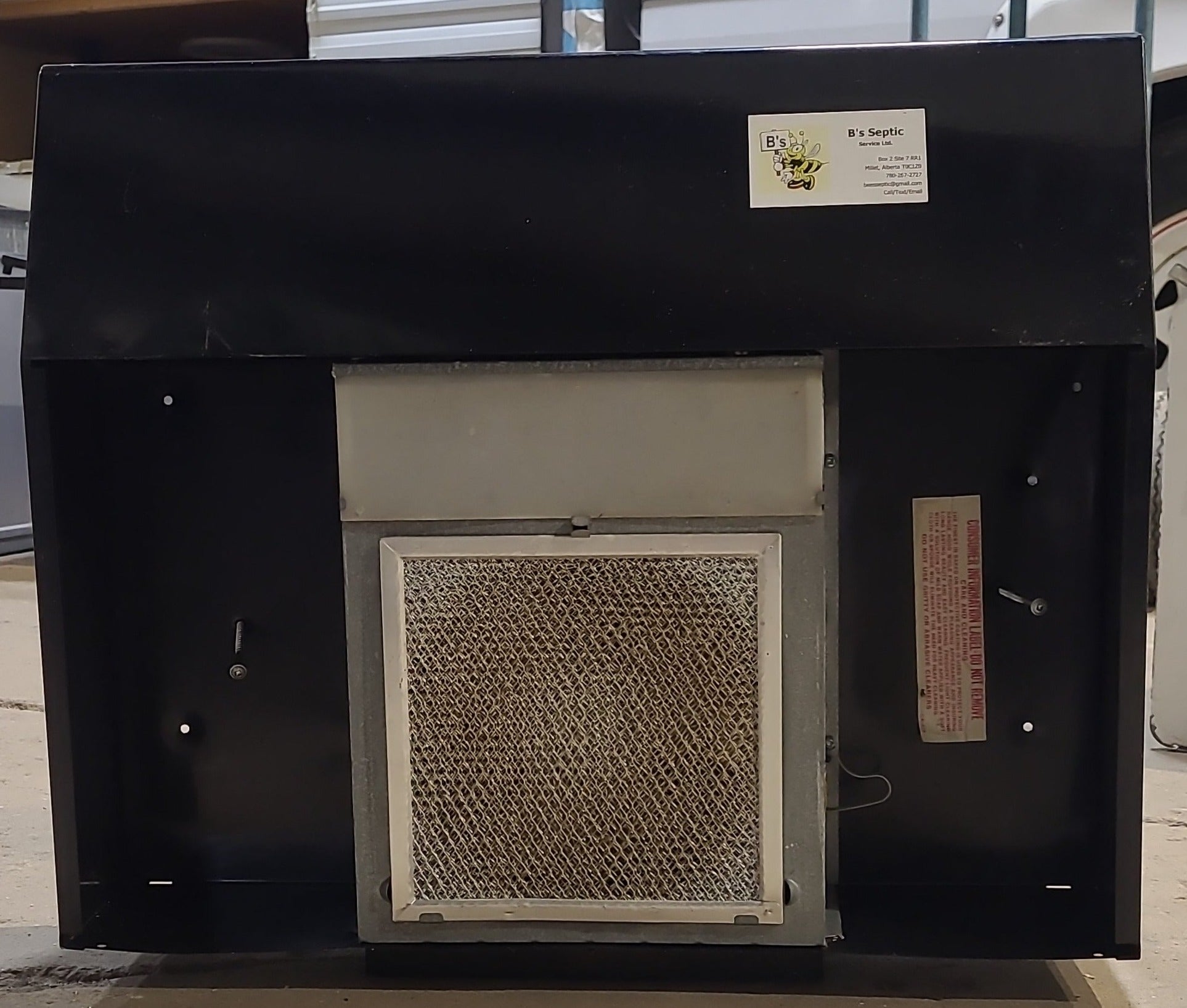 Used Ventline/ Phillips RV Range Hood Fan With Tank Monitor T0L5019NBD
