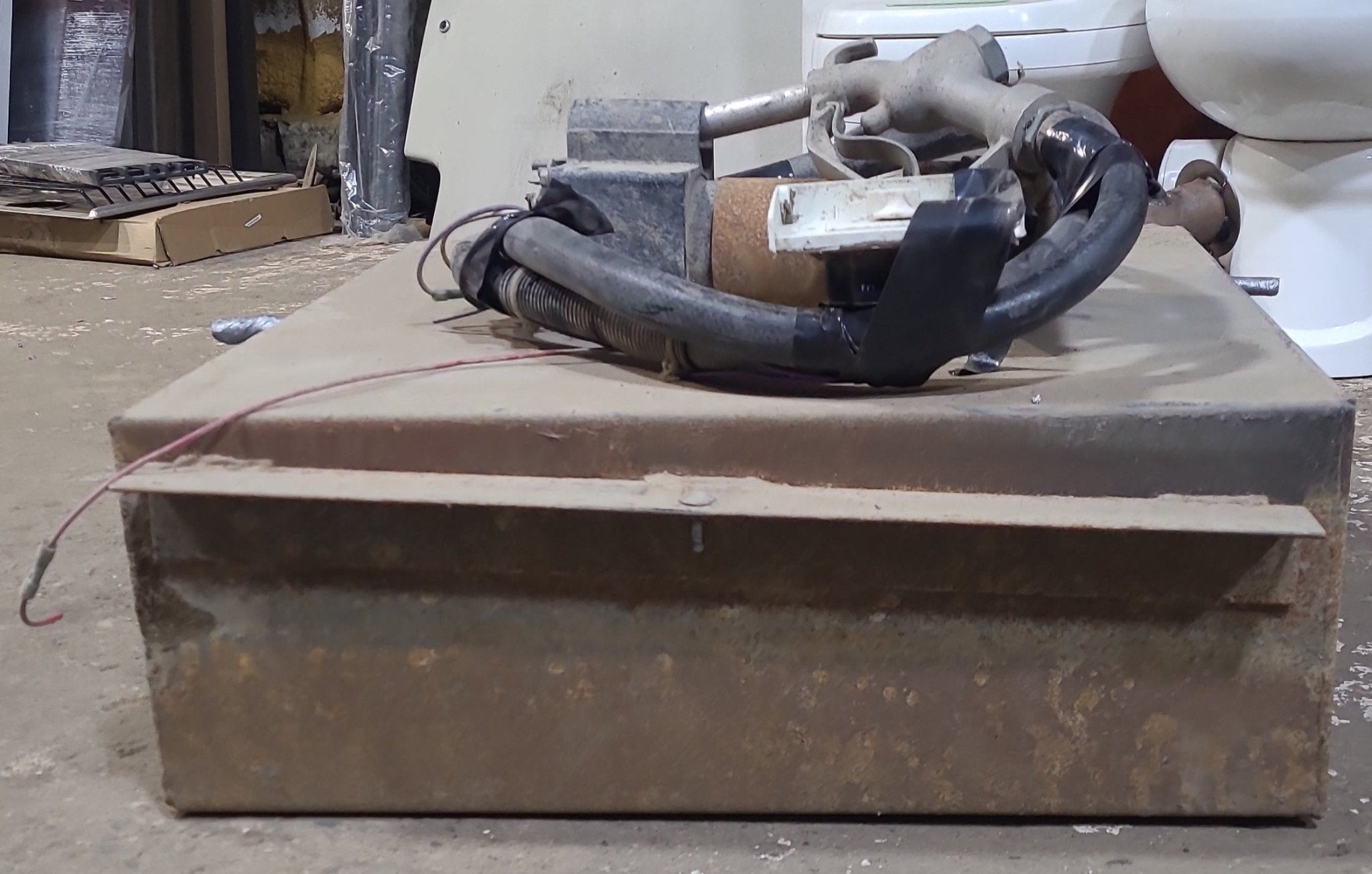 Used Toy Hauler Fuel Station Assembly